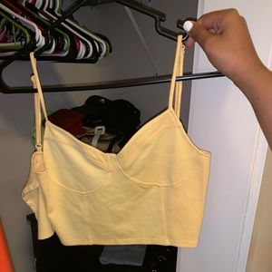 Yellow F21 shirt